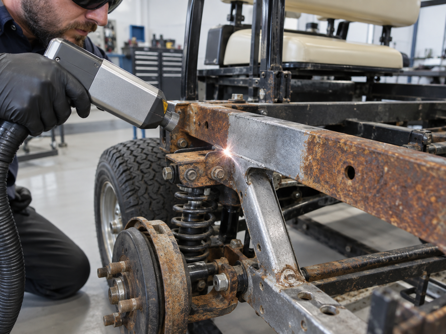 What Golf Cart Parts Can Be Restored With Laser Cleaning?